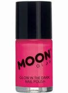 Image of Moon Glow Pink Glow in the Dark Nail Polish - Image 1