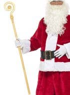 Image of Extendable Gold Santa Staff Costume Accessory