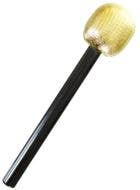 Image of Novelty Gold Top Microphone Costume Accessory