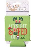 Image of Let's Get Elfed Funny Christmas Stubby Holder