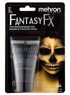 Black Mehron Fantasy FX Cream Face and Body Paint Costume Makeup - Front Image