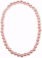 Rose Gold Pearl Costume Necklace