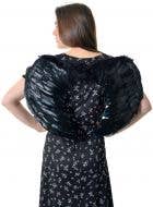 Mid Size Black Feather Dark Angel Wings