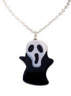 Horror Movie Ghost Face Halloween Necklace