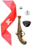 Image of Plundering Pirate 5 Piece Accessory Set with Gun