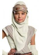 Girls Rey Star Wars Hood And Mask Costume Accessory Set Main
