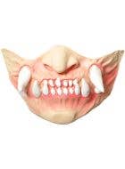 Image of Monster Teeth Half Face Latex Costume Mask