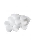 Pack of 3 Basic White Foam Costume Makeup Sponges for Halloween Makeup - Main Image