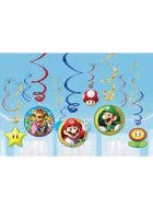 Image of Super Mario Brothers Hanging Swirl Decorations