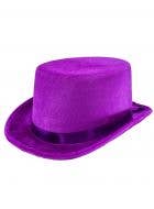 Adults Classic Purple Velvet Top Hat
