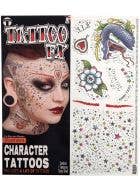 Image of Novelty Illustrated Character Temporary Tattoos - Main Image