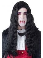 Gothic Vampire Men's Long Black Costume Wig