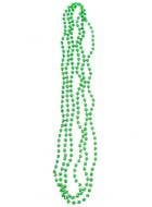 3 Strand Metallic Green Necklace St Patrick's Day or 80s Costume Jewellery