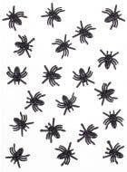 Pack of Mini Black Spiders Halloween Decoration
