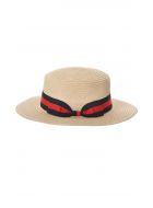 Adult's Boater Barbershop Gatsby Costume Hat Accessory Main Image