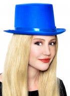 Blue Unisex Adult's Classic Top Hat Costume Accessory