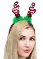 Sequined Reindeer Antlers Christmas Headband