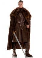 Image of Game of Thrones Mens Renaissance Brown Cape