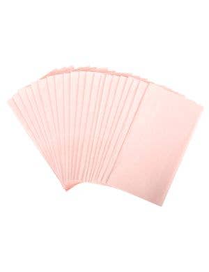 Image of Blush Pink Rectangle 20 Pack Paper Napkins