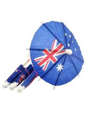 Image of Pack of 24 Aussie Flag Umbrella Toothpicks