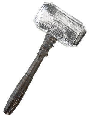 Image of Antique Silver Mighty Hammer Costume Weapon