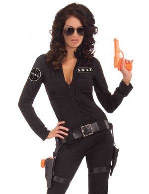 SWAT Womens Sexy Woman Of Action Police Costume