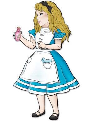 Image of Alice In Wonderland Jointed Cut Out Party Decoration