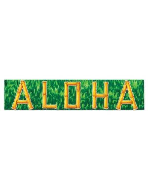 Hawaiian Aloha Fringe Banner Party Decoration