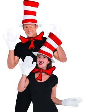 Cat in the Hat Dr Seuss Accessory Set with Hat, Gloves and Bow Tie - Main Image