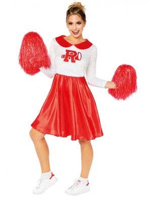 Plus Size Officially Licensed Grease Rydell High Cheerleader Women's Costume Front Image