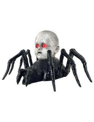 Image of Animatronic Spider with Baby Head Deluxe Halloween Decoration