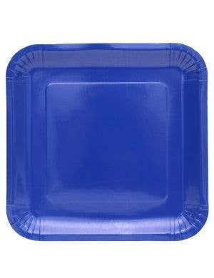 Image of Azure Blue 20 Pack 23cm Square Paper Plates