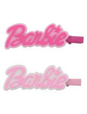 Image of B-Doll Pink Logo Costume Hair Clips
