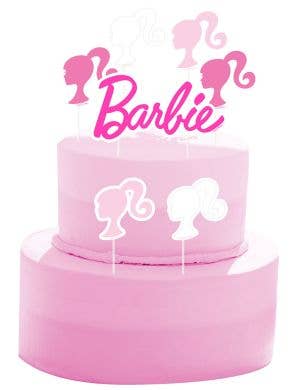 Image of Barbie Pink Birthday Cake Decorating Kit