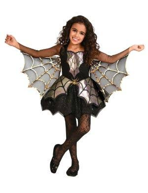Image of Iridescent Spider Queen Teen Girls Halloween Costume - Main Image