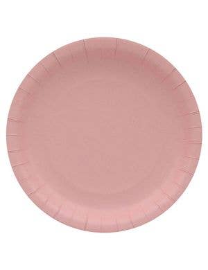 Image of Blush Pink 10 Pack 18cm Paper Plates