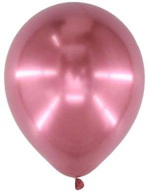 Image of Blush Pink Chrome 12 Pack Party Balloons