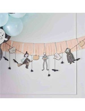 Boo Crew Halloween Characters Bunting with Tassels