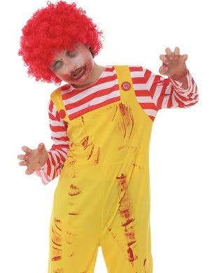 Killer Mcdonald Clown Boys Halloween Costume