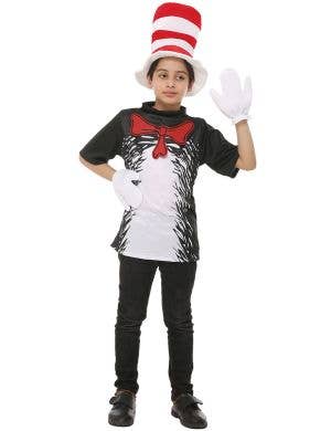Cat in the Hat Kids Dr Seuss Inspired Book Week Costume