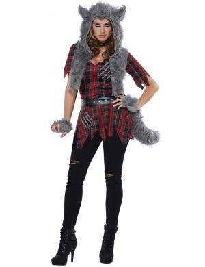 Women's She Wolf Werewolf Fancy Dress Costume Main Image