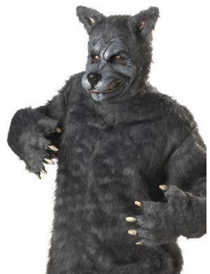 Big Bad Wolf Mens Grey Dress Up Costume