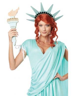 Lady Liberty Womens Fancy Dress Costume