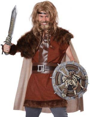 Mighty Viking Mens Medieval Fancy Dress Costume