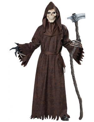 Adults Mens Soul Taker Ghoul Halloween Fancy Dress Costume Size Medium 