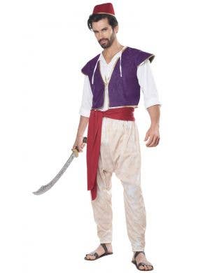 Arabian Folk Hero Mens Aladdin Fancy Dress Costume