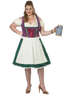 Plus Size Women's Oktoberfest Bavarian Beer Maid Costume - Main Image