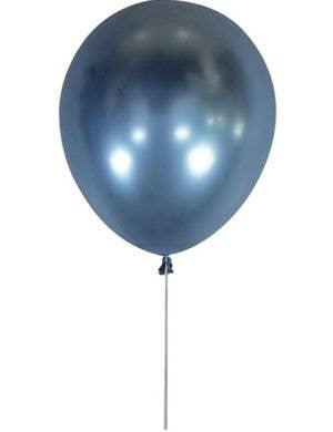 Image of Cerulean Blue Chrome 12 Pack 30cm Latex Balloons