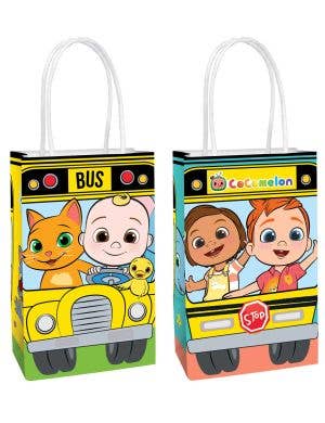 Image Of Cocomelon 8 Pack Deluxe Paper Loot Bags