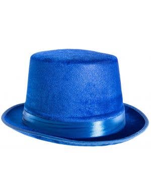 Velvet Blue Adults Costume Top Hat
